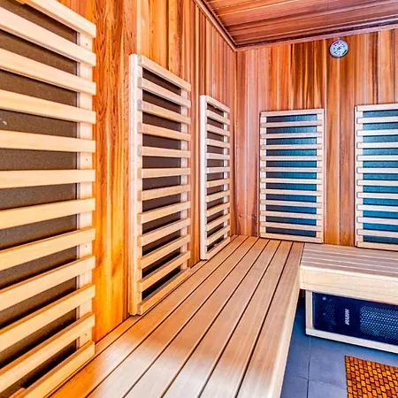 Pastelowy B15 Z Basenem, Sauna, Jacuzzi, Silownia-5d